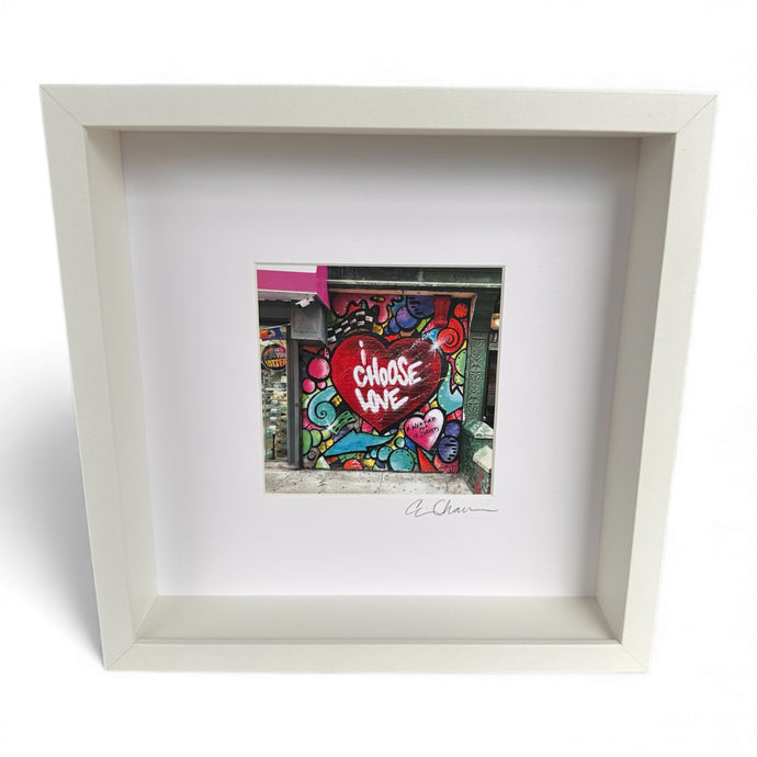 I Choose Love Framed Print