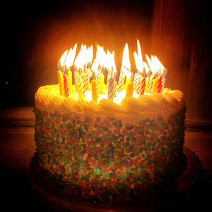 Birthday Cake on Fire