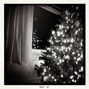 Christmas Tree in Black and White